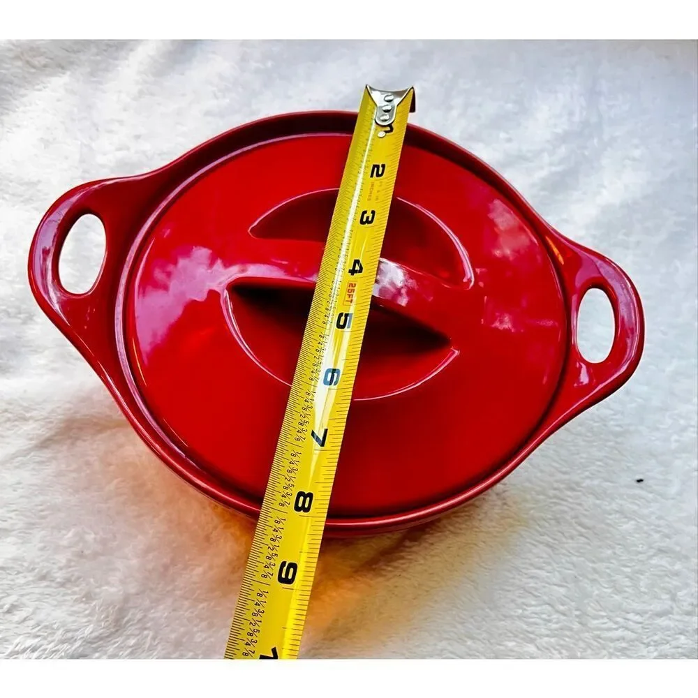 Corning Ware Creations Ruby 1.5 Qt Covered Casserole Dish EC